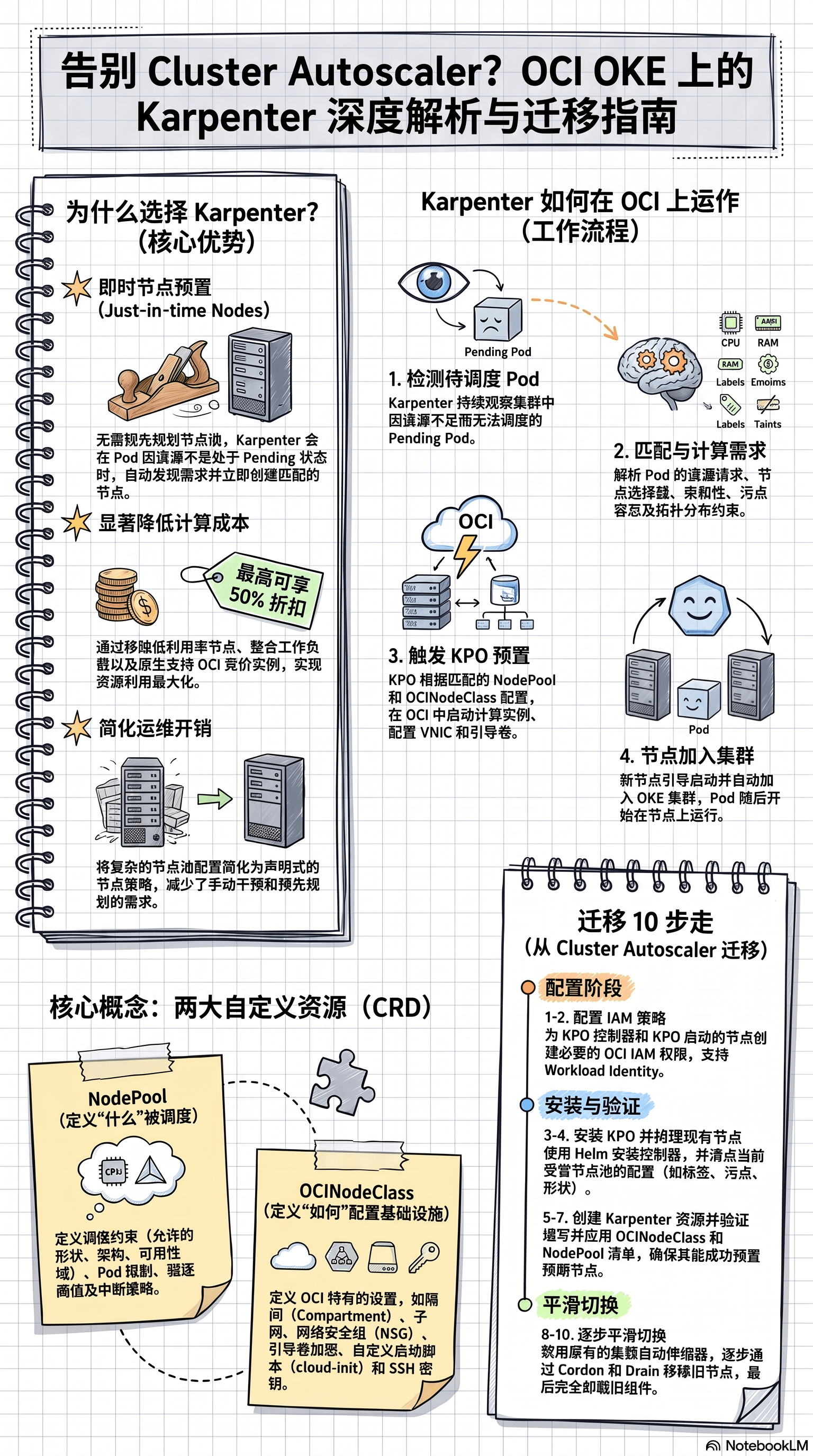 告别 Cluster Autoscaler?OCI OKE 上的 Karpenter 深度解析与迁移指南